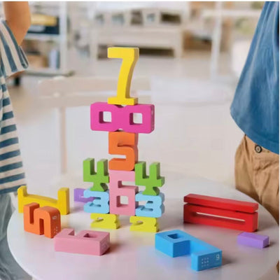 Rompecabezas de equilibrio numérico Montessori