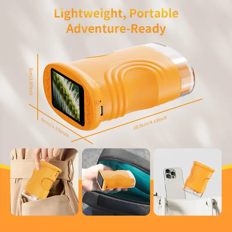 NanoVue™ – Le microscope de poche qui rend les enfants accros à l'exploration du monde en gros plan (immortalisez leurs découvertes pour toujours)