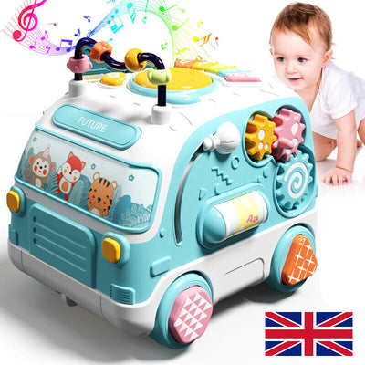 Autobus Fidtoy Musical d'activités avec lumières et sons