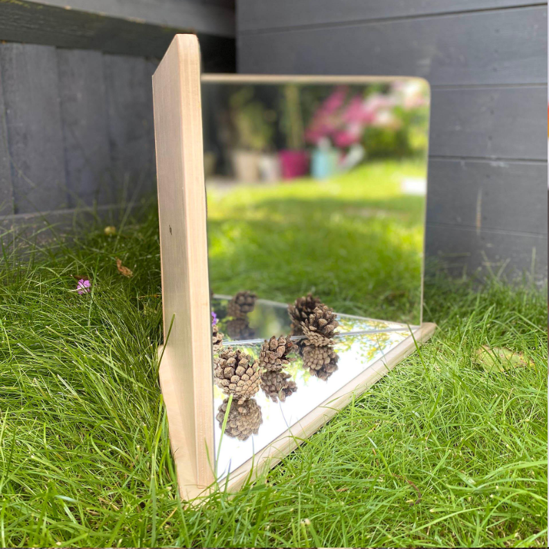 Wooden 4-Way Mirror (Factory 2nd)