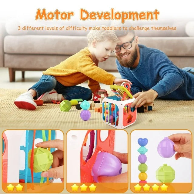 Caja clasificadora de formas multifuncional 7 en 1 - 862