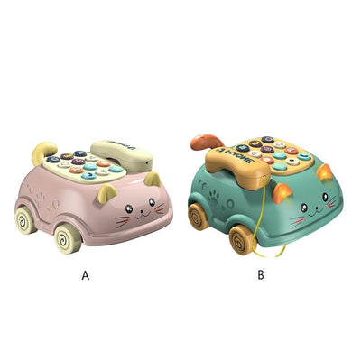 Ensemble de téléphones à tirer pour enfants - Activité d'apprentissage amusante - 215