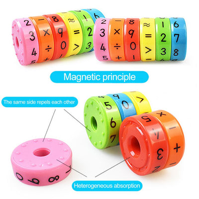 Mini rueda giratoria magnética de operaciones matemáticas - 313