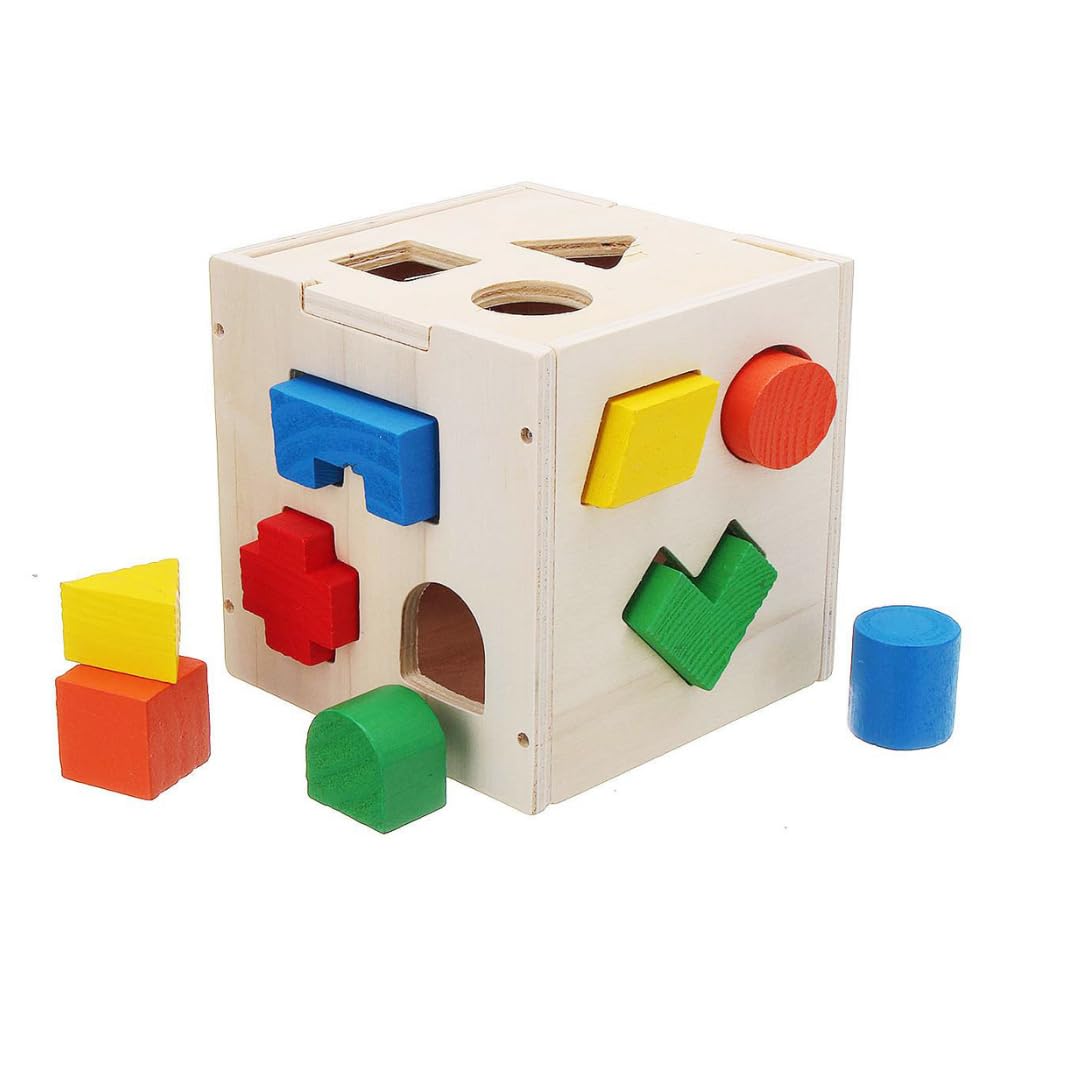 Caja de inteligencia para clasificar formas - 15 piezas
