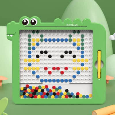 Tablette de Dessin Magnétique Fidtoy pour Enfants – Jouet de Perles Montessori Artistique et Créatif pour Tout-petits