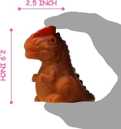 Fidtoy Jouets de Bain Dinosaures Lumineux Flottants pour Tout-Petits (Lot de 6)