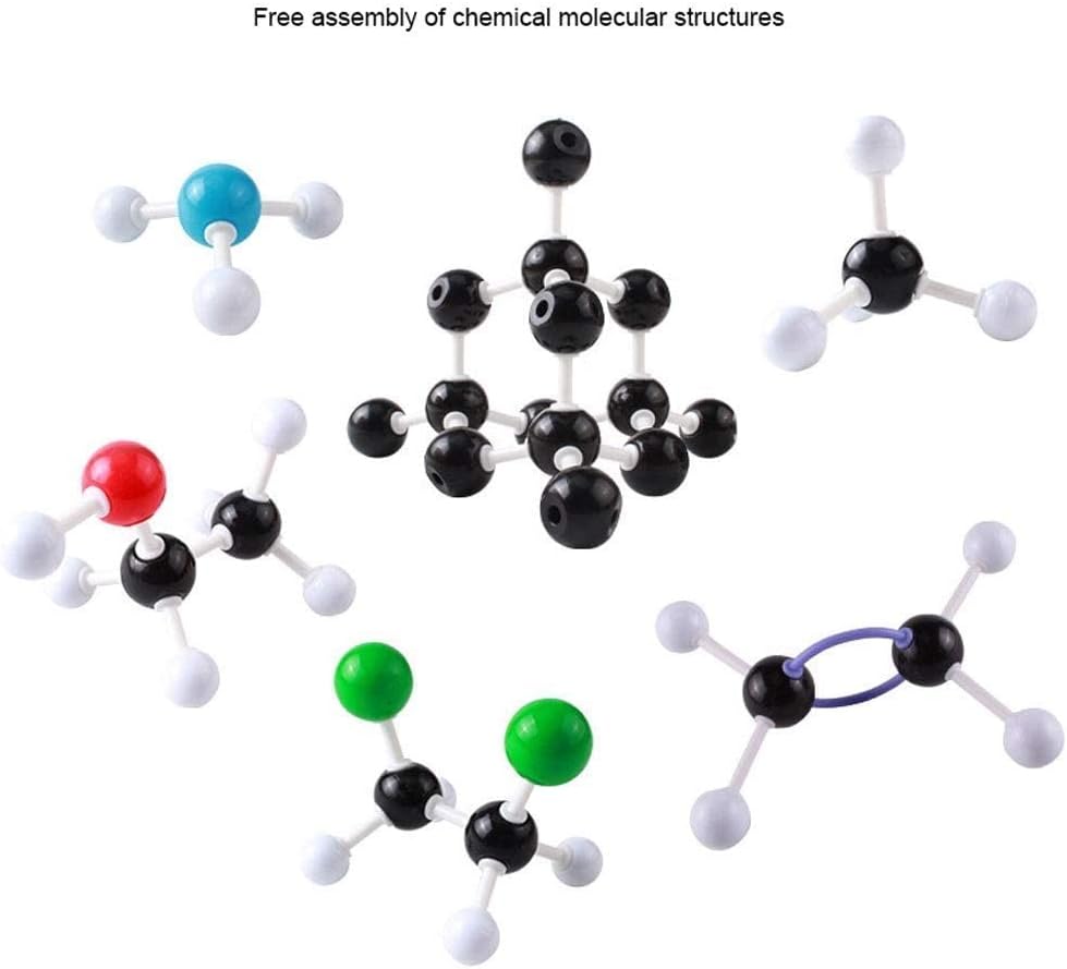 Fidtoy 259 Piece Molecular Chemistry Model Set for Students Organic Inorganic STEM Learning Kit Age 6+