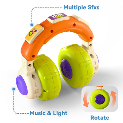 Fidtoy Baby Musical Headphone and Mouse Toy Set