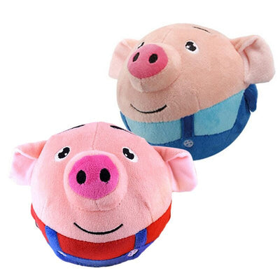 Jumping Piggy Ball™ | Bon pour l'exercice - Balle de jeu interactive