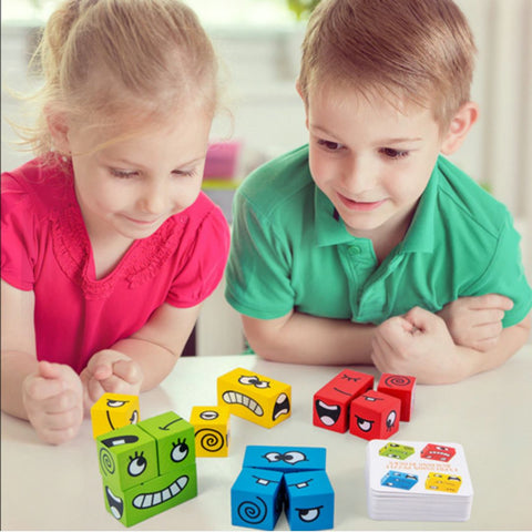 Cubo Rompecabezas Educativo Montessori – Tangram para Niños