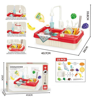 Lavavajillas Fregadero de cocina con juego de imitación de agua 23 piezas - 768