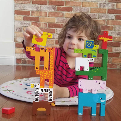Jeu de société créatif en bois sur le thème des animaux - 298