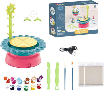 Kit de cerámica de girasol para torno de alfarero DIY - 10A