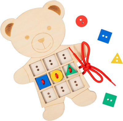 Esquirla Juego de Ensamblaje de Tarjetas para el Desarrollo Infantil - Juego de Combinación de Hilos - Juguete Educativo para Habilidades Motoras - Juguete de
