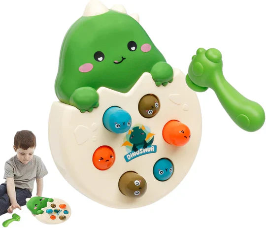 Juego de golpear topos Fidtoy – Juguete interactivo para que los niños desarrollen habilidades de coordinación