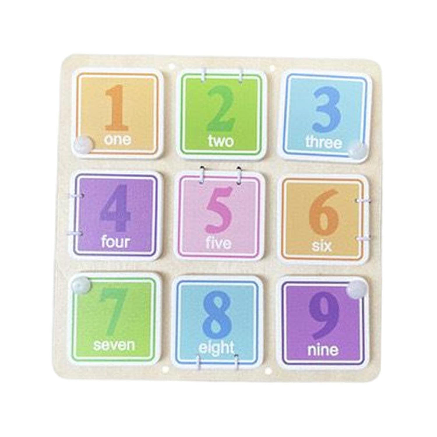 ATORSE Busy Board Juguete Educativo Preescolar Habilidades Motoras Finas Tablero Numérico