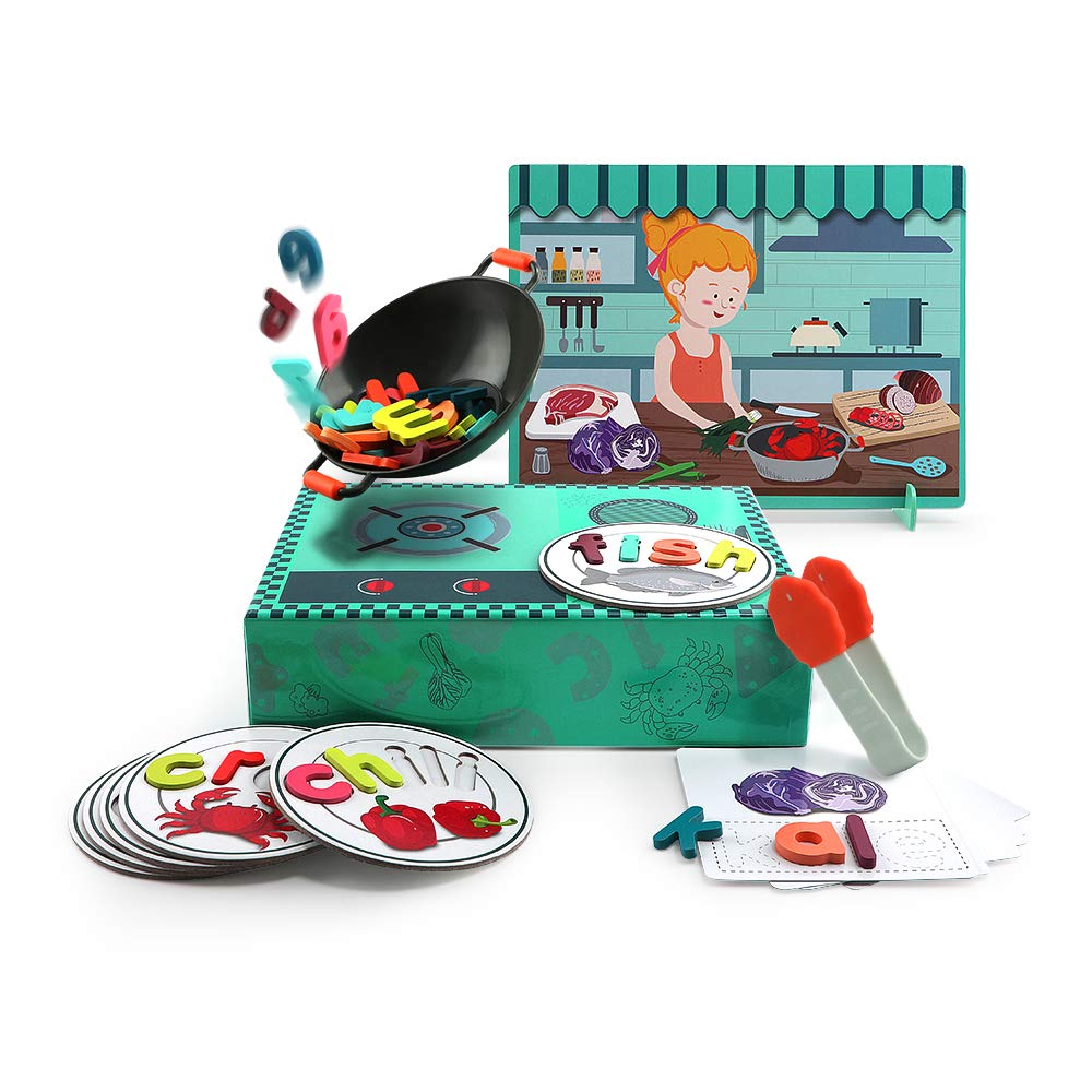 Juego de deletreo de cocina para niños Juguetes de simulación