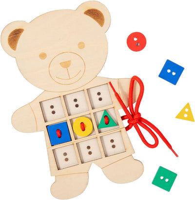 Esquirla Juego de Ensamblaje de Tarjetas para el Desarrollo Infantil - Juego de Combinación de Hilos - Juguete Educativo para Habilidades Motoras - Juguete de