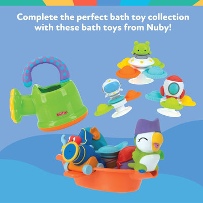 Fidtoy Octopus Bath Toy Set for Toddlers