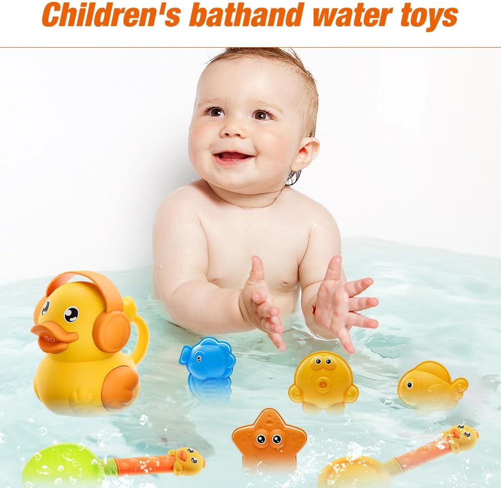 Fidtoy Kit de Juguetes de Playa - Juego de Agua y Arena para Niños, Juego al Aire Libre y Aprendizaje Montessori