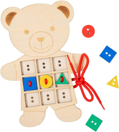 Esquirla Juego de Ensamblaje de Tarjetas para el Desarrollo Infantil - Juego de Combinación de Hilos - Juguete Educativo para Habilidades Motoras - Juguete de