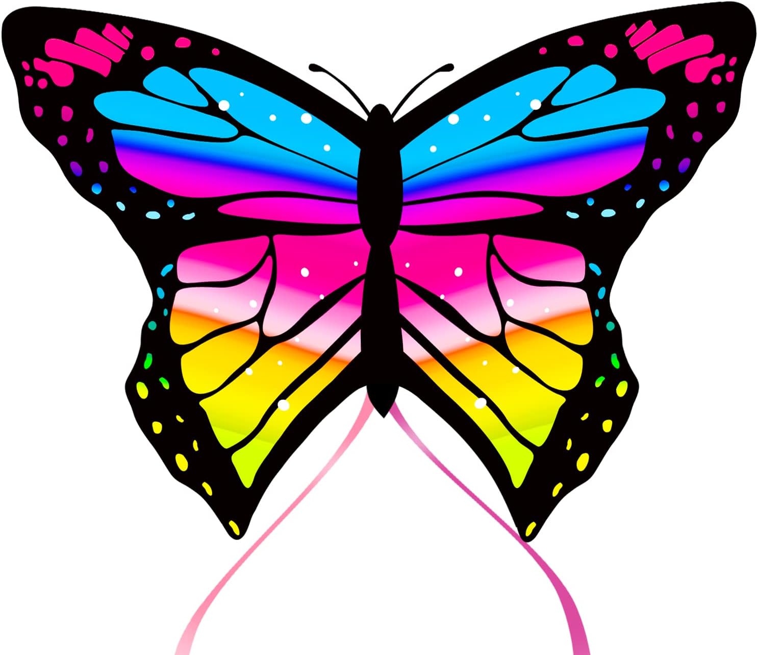 Cometa de mariposa para niños