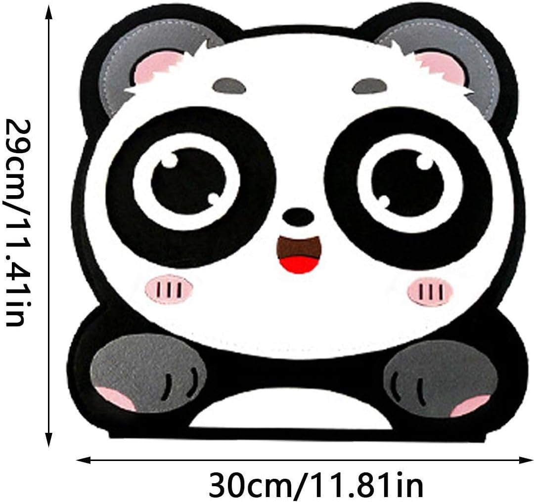 Imtrub Fieltro Panda, Bonito Juguete Cuentos Fieltro Pandas | El aula preescolar debe tener un fieltro de aprendizaje de educación temprana