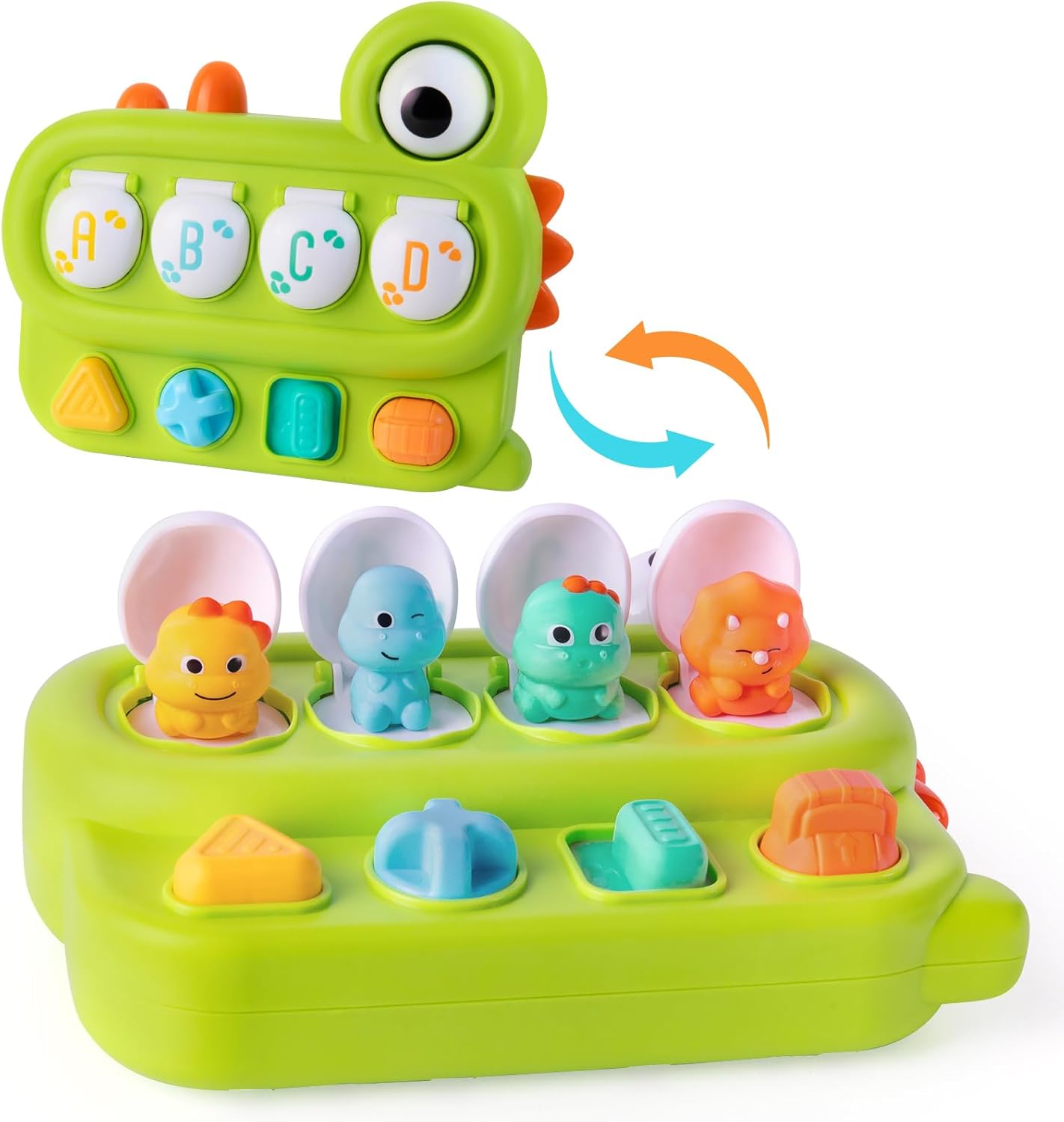 Abecedario de dinosaurios emergente para niños pequeños - 058