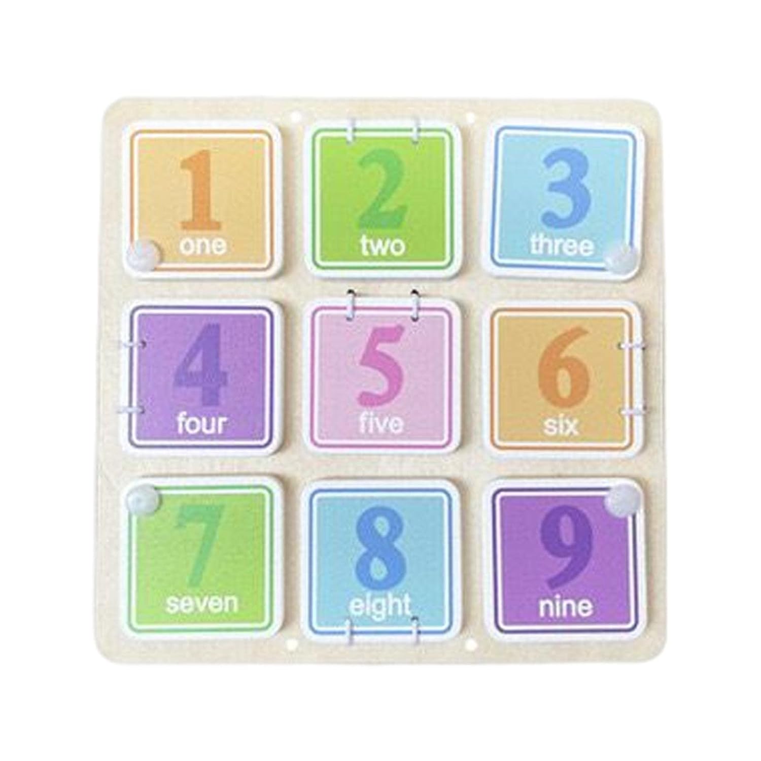 ATORSE Busy Board Juguete Educativo Preescolar Habilidades Motoras Finas Tablero Numérico