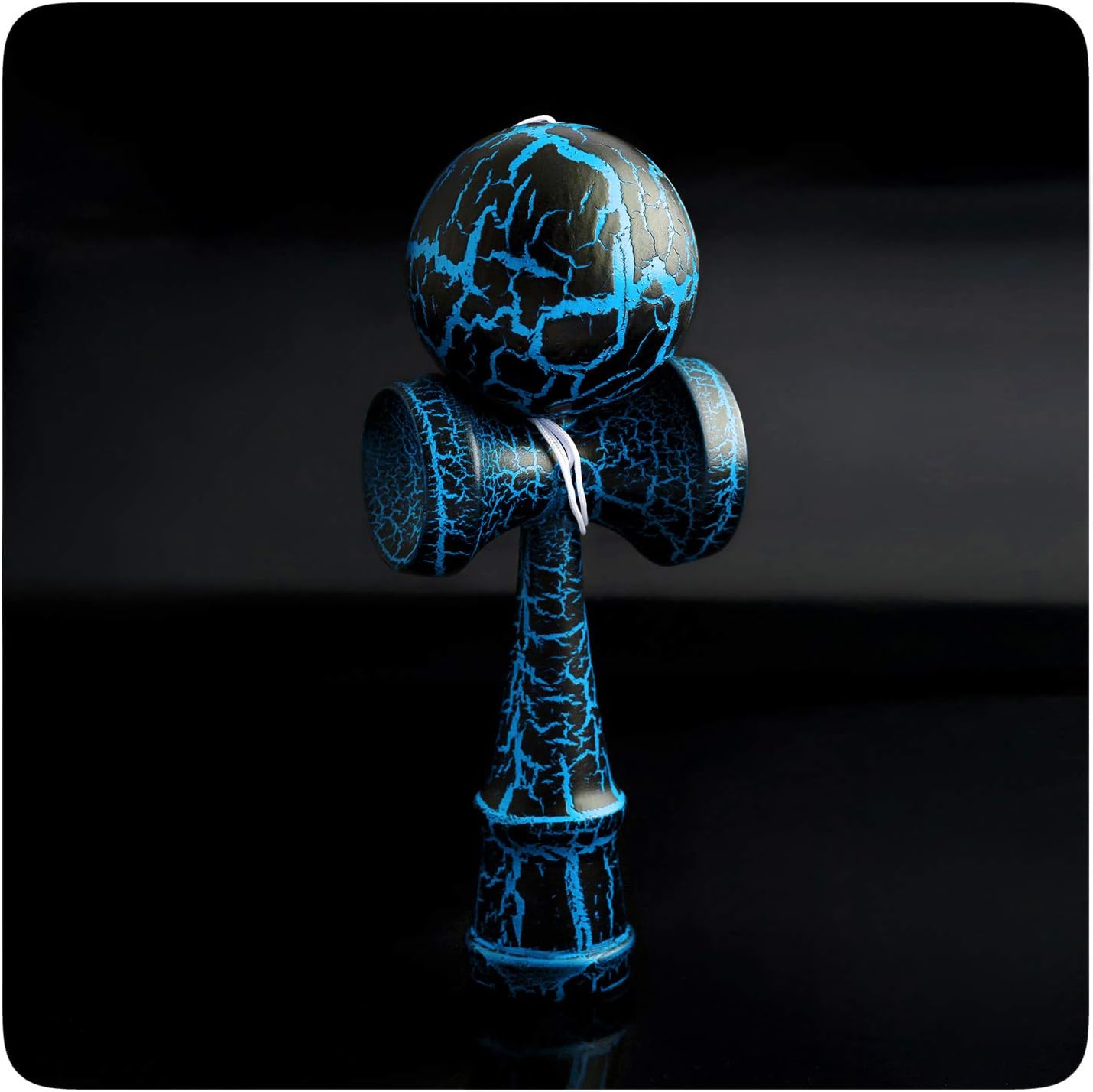 Juguete de habilidad de madera Fidtoy Kendama Cracks para niños