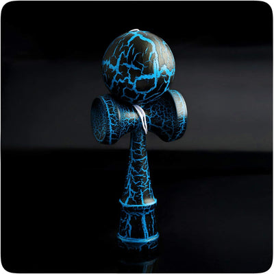 Juguete de habilidad de madera Fidtoy Kendama Cracks para niños