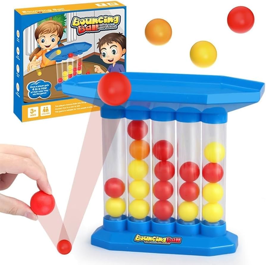 Fidtoy Bounce Ball Table Game for Kids and Family Play