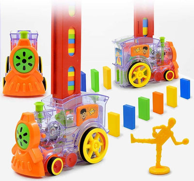 Domino Train™ | Zonder frustratie spelen met domino - Automatische Stenenlegger