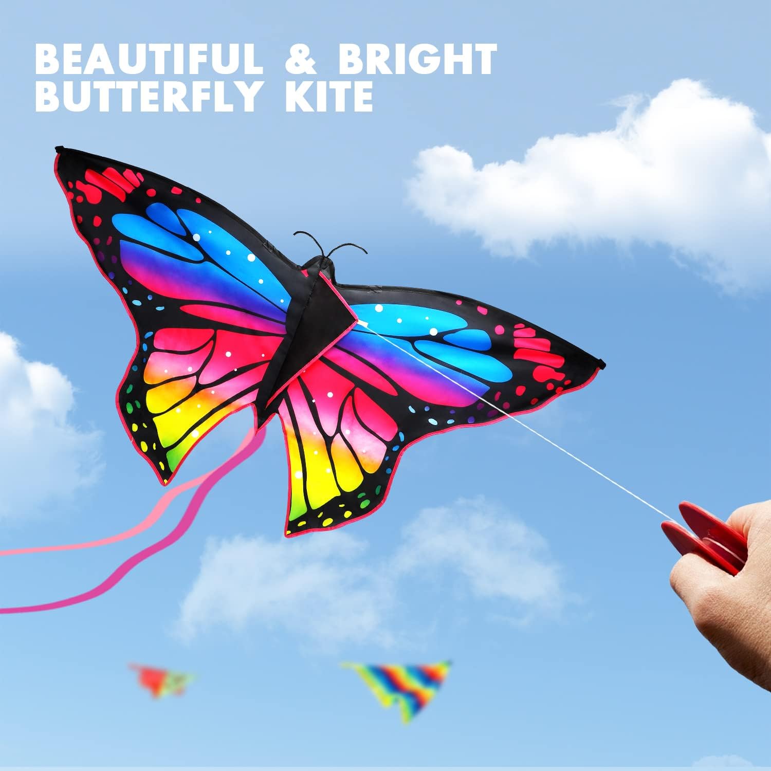 Cometa de mariposa para niños