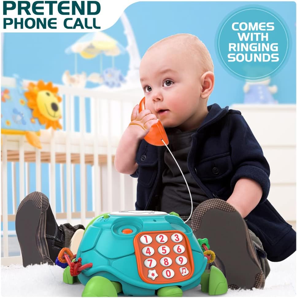 Fidtoy Tortue Rampante Musicale Jouet Bébé