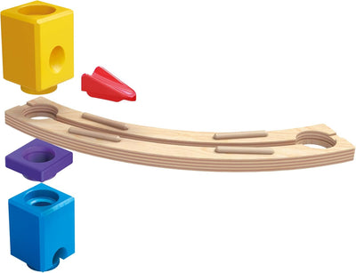 Fidtoy Wooden Marble Run Construction Building Set STEM Toy