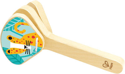 Juego de Instrumentos Musicales de Madera Fidtoy Ukelele y Pandereta para Niños