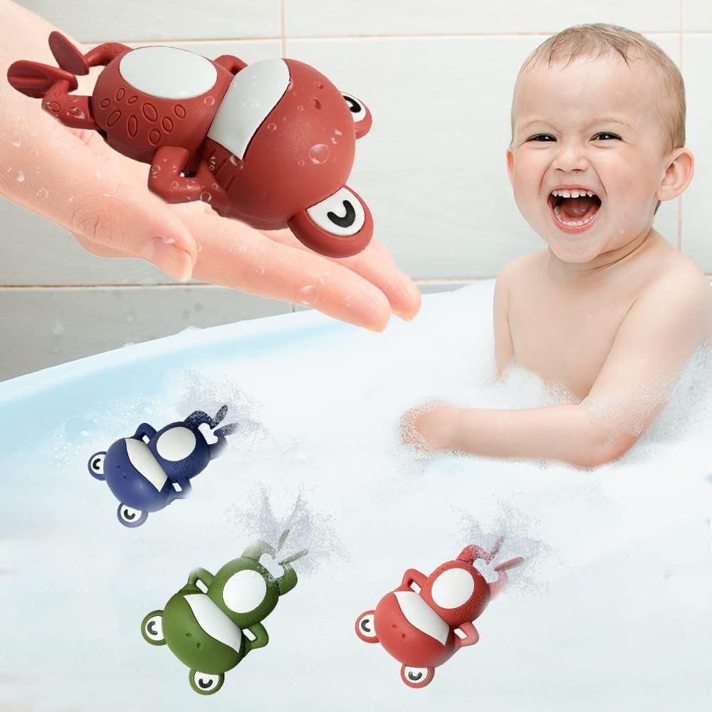 Juguete de Baño Rana Nadadora de 3 Piezas