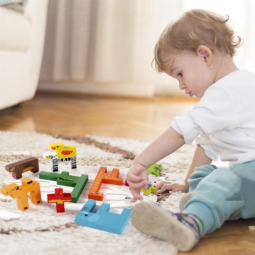 Jeu de société créatif en bois sur le thème des animaux - 298