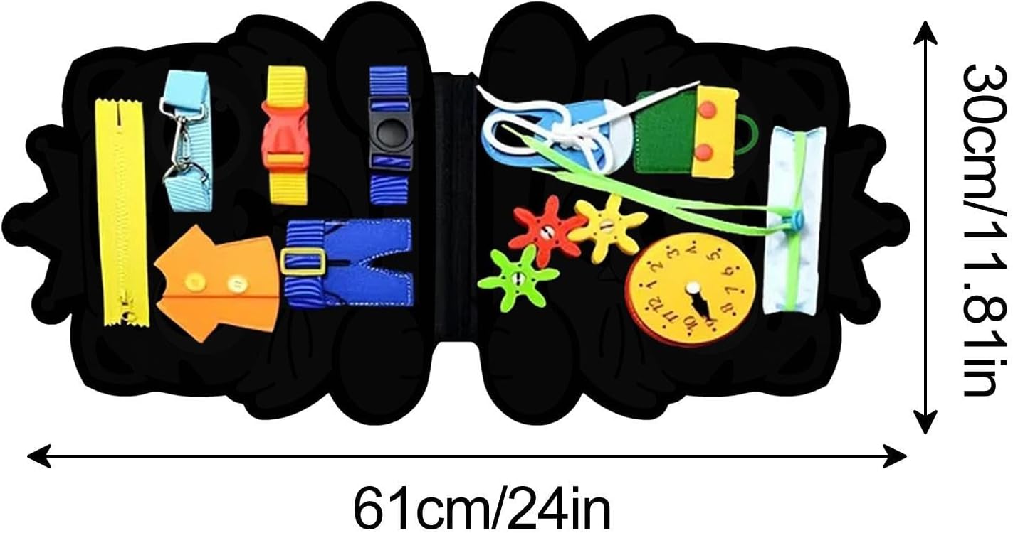 Sensory table for kids - Educational activity sensory table | Learning educational activity board, animal travel toy, fine motor skills development Hondony