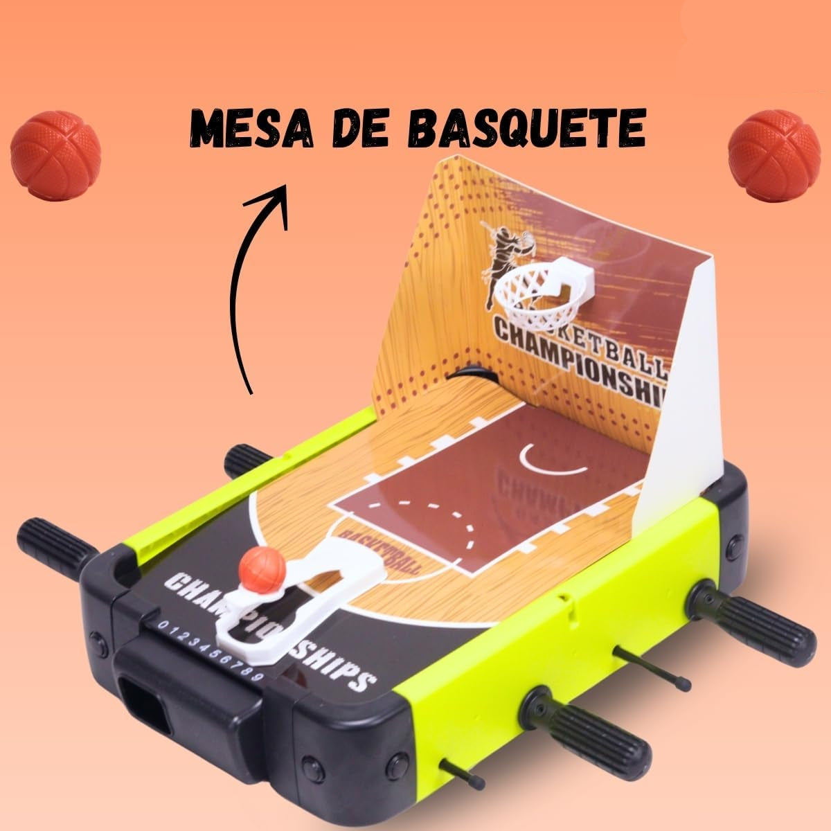 Set de juego de mesa deportivo 3 en 1 de fútbol, curling y baloncesto - 603