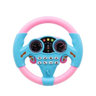 Fidtoy Interactive Steering Wheel Toy for Kids – Musical Car Driving Toy with Lights and Sounds