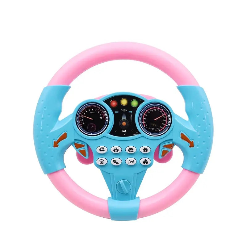 Fidtoy Jouet volant interactif pour enfants – Jouet de conduite de voiture musical avec lumières et sons