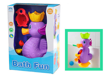 Fidtoy Hippocampe Jouet de Bain Douche Montessori Sensoriel Jouet d'Eau pour Bébés et Tout-petits