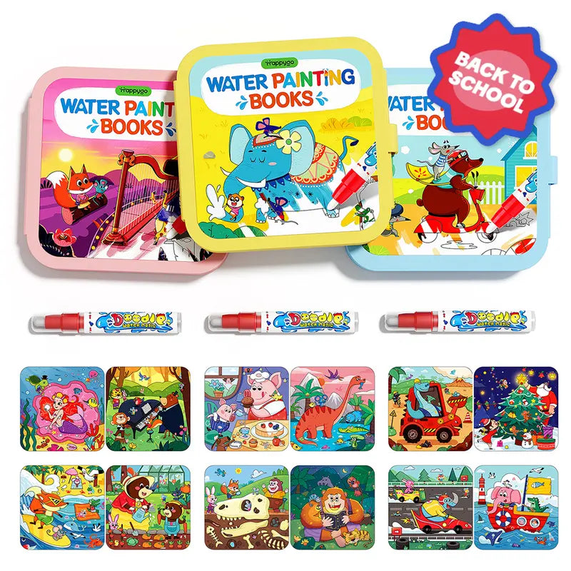 Libro para colorear con agua Montessori V2