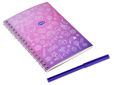 Fidtoy 2 in 1 Interactive Coded Secret Magical Unicorn Diary, Pink Password Diary with Recording, Playback, Voice Changer, Hidden Storage, Notebook and Marker Ages 6+