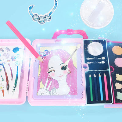 Trousse de Maquillage pour Enfants – Kit d'Art de Peinture Faciale Fantaisie et Amusant