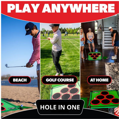 Tapis de chipping de golf pour l'entraînement dans le jardin – Aide à l'entraînement de golf portable pour une utilisation intérieure et extérieure