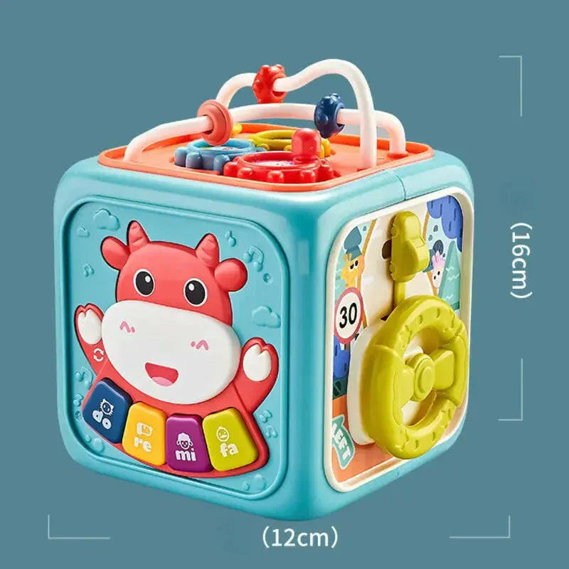 Fidtoy Cubo de Actividades Multifuncional para Niños Pequeños 18M+