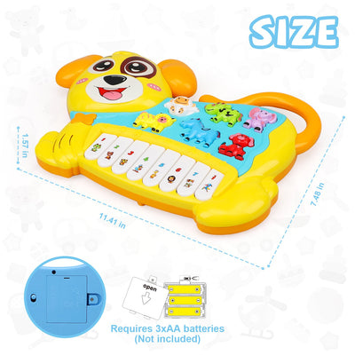 Fidtoy Piano Musical pour Chiens Jouet Musical pour Bébés de 0 à 36 Mois